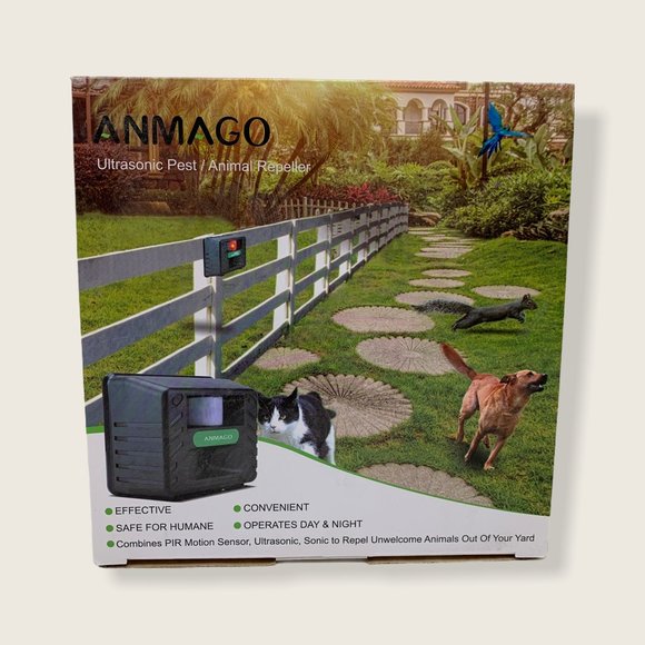 Anmago Ultrasonic Pest Animal Repellent Operates